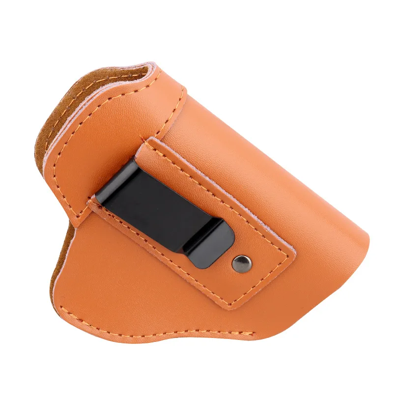 Hot sale outdoor leather case easy to carry hidden leather personal protection hidden leather holster
