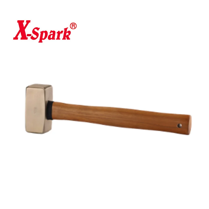 X-Spark Non Sparking Non Magnetic Explosion-proof German octagonal hammer with wooden handle