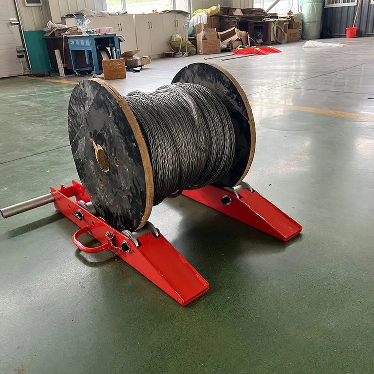 Wire spool rack cable drum stand unwinders wire spool dispenser Industrial reel cable drum roller