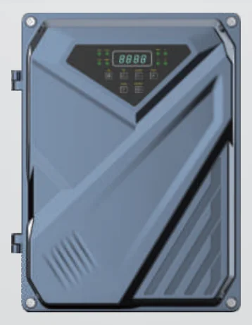 Solar AC/DC hybrid input solar pump 4' stainless steel impeller brushless solar submersible deep well pump with controller