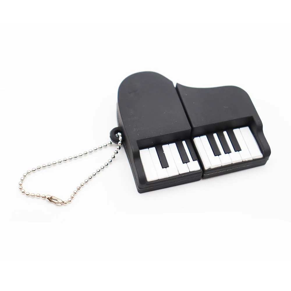 Cartoon Musical Violin Shape USB Flash Drive PVC Flash Memory 1GB 2GB 4GB 8GB 16GB 32GB 64GB Pendrive Storage USB Flash Drive