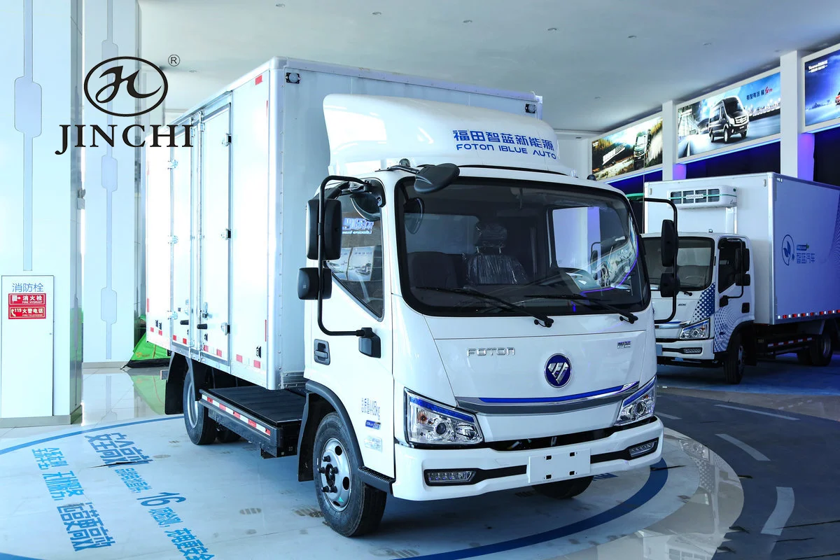 Foton Aumark zhilan EX double cab New Energy Trucks pure Electric Cargo Truck for Goods transportation