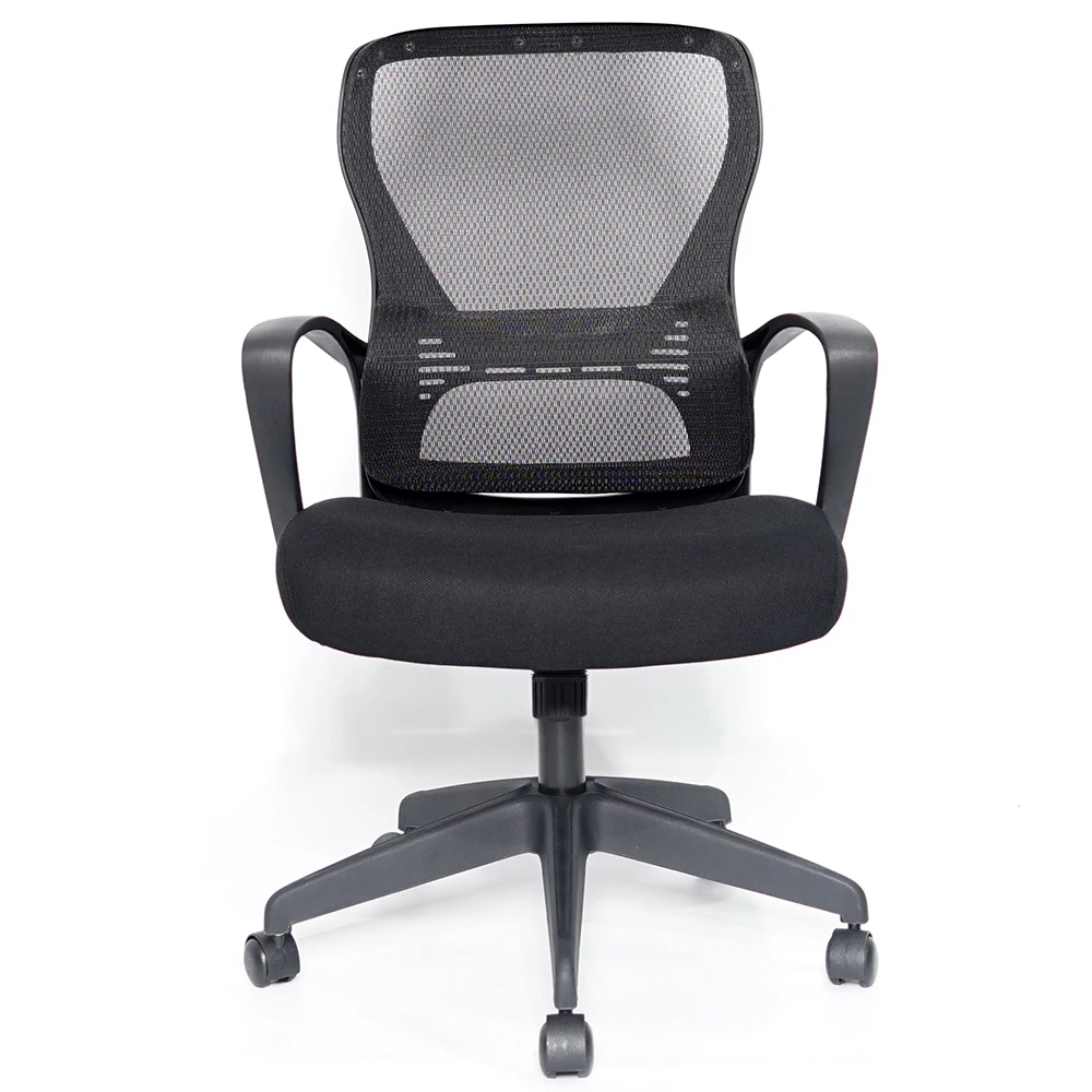 Kabel High Quality Mid Black Mesh Back Ergonomic Chair Office Visitor Pc Chairs
