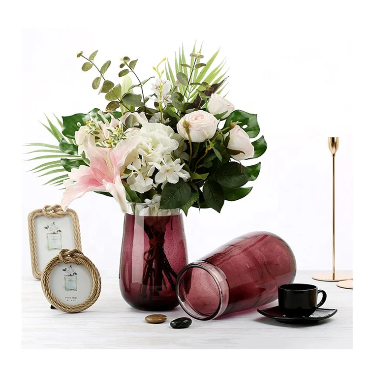 
12 см, китайский поставщик, высокое качество, оптовая продажа, ваза из художественного стекла, роскошное украшение для дома 