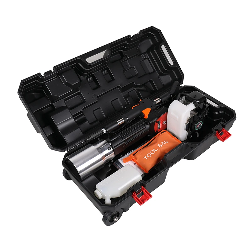 Handheld Gas Powered Petrol Pile Driver For Fence Farm Garden Hammer Internal vibration damper 49.5cc post driver