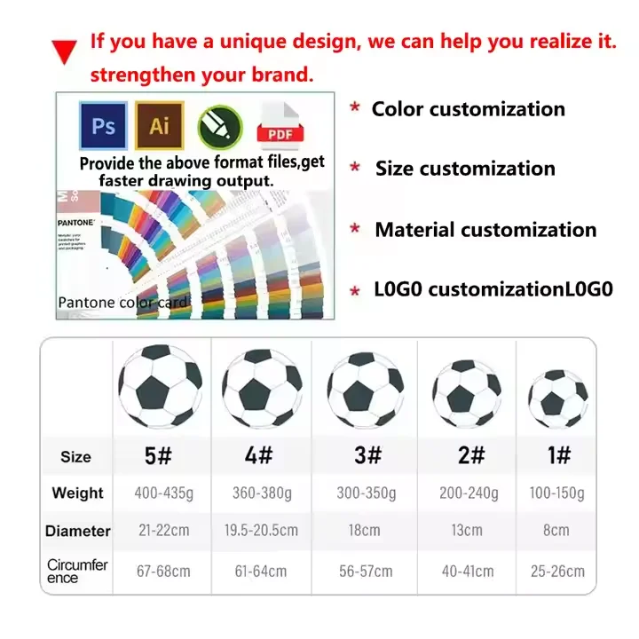 World Soccer ball size 5 Wholesale of Factory manufacturer Thermal bonded European Championship High Quality custom Football