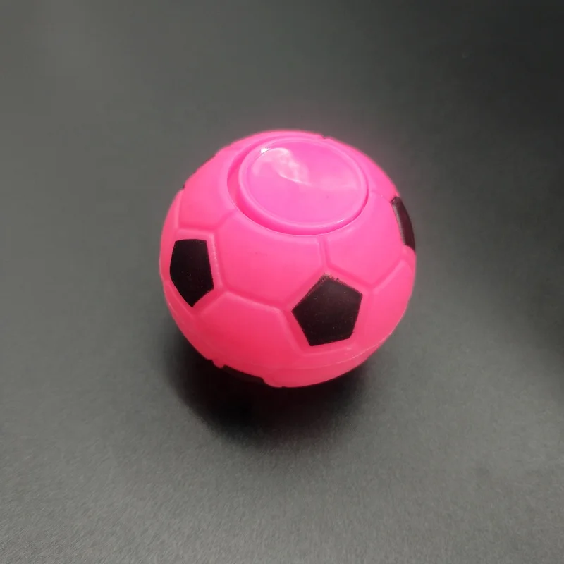 New style Plastic Fidget Toy Football Soccer Finger Hand Spinner Promotional Gift For Kids Relief Small Toy For Vending  capsule
