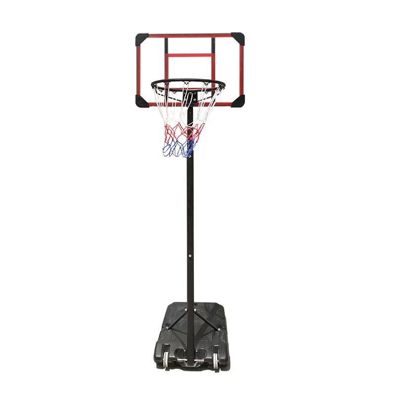 Customized Adjustable Portable Basketball Hoop stand with nylon rim for indoor outdoor court equipment