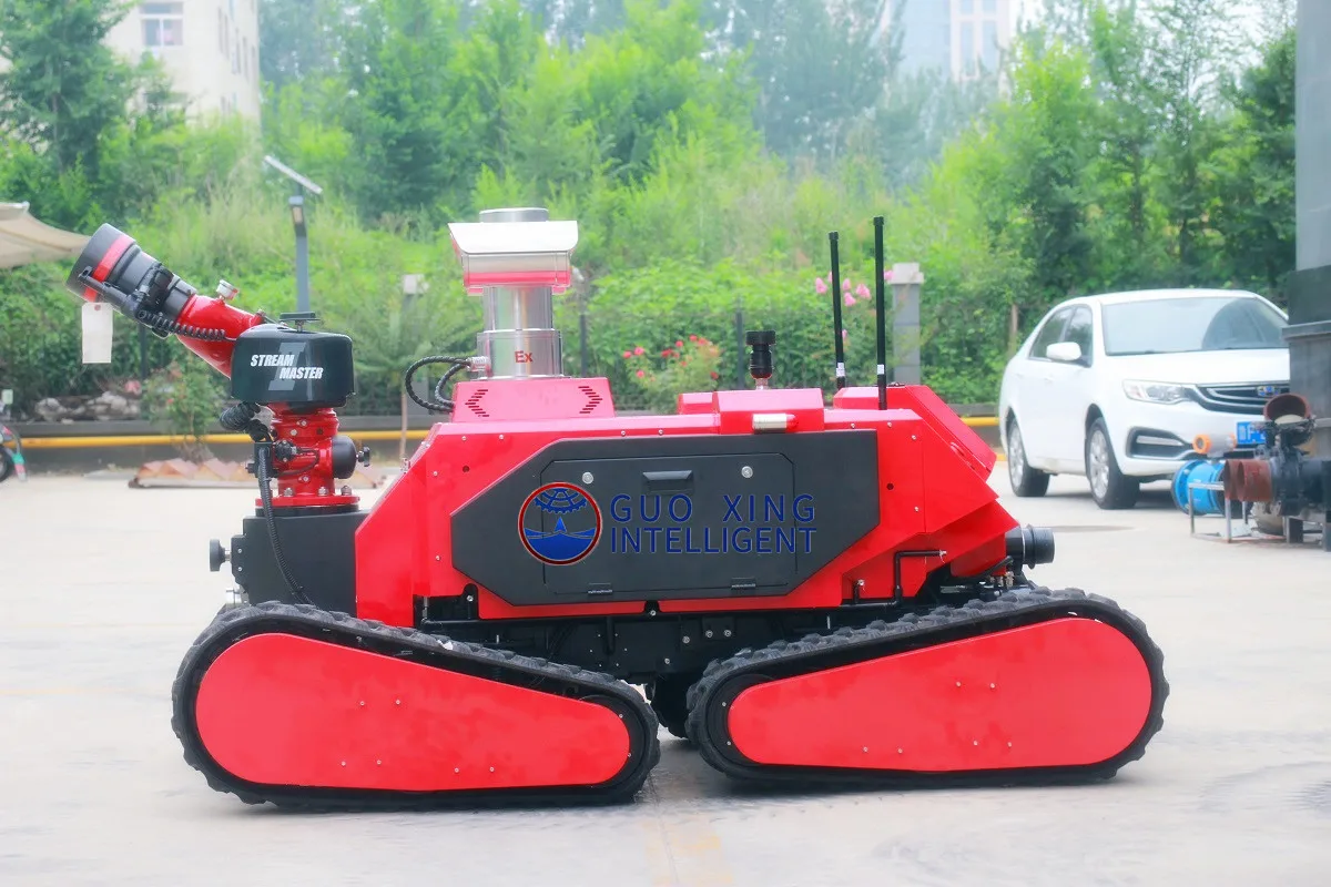 RXR-MC100BGD как работает пожарный робот?