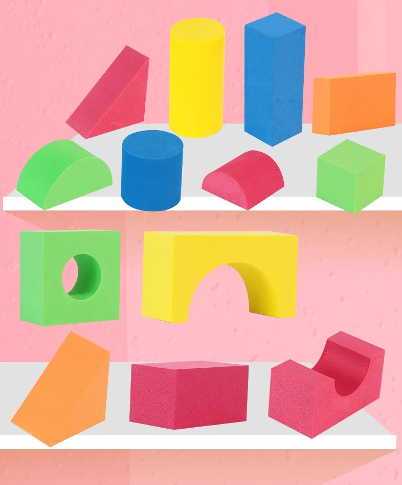 Building Blocks Baby Big Building Blocks Children Educational Toys Eva Game Foam Brick Toy