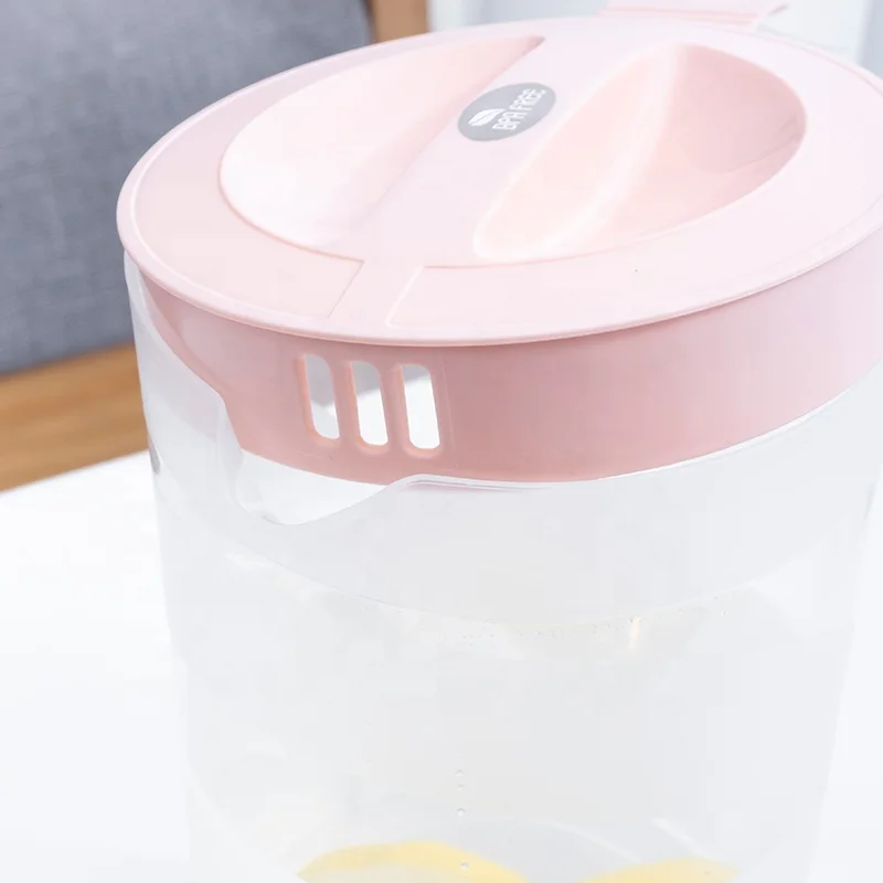 Wholesale price water pitcher 2L pitcher set plastic jugs 2.5L juice jug water pitcher filter water jug set with filter spout