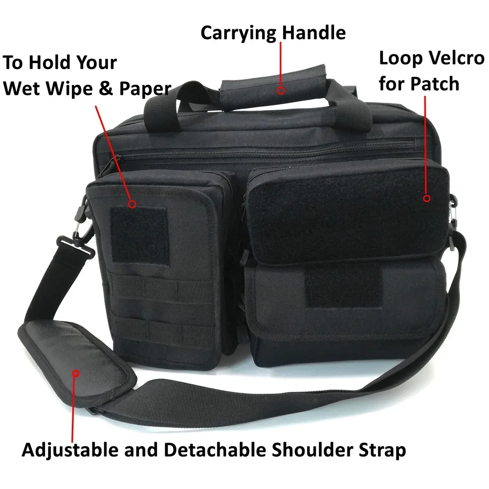 Tactical Large Capacity Mummy Multi Pocket Daddy Baby Diaper Bag with Stain-Resistant