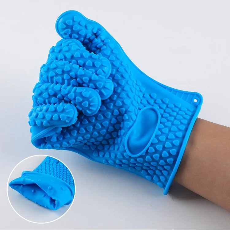 Новые силиконовые кухонные перчатки для духовки, термостойкие толстые варежки для приготовления пищи, барбекю, гриля, гаджеты, аксессуары, силиконовые перчатки