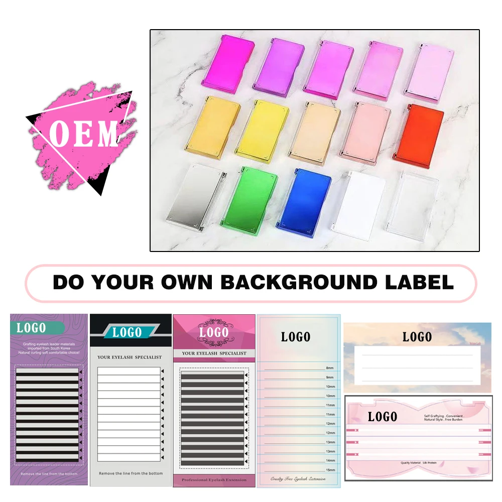 Individual Eyelash Extensions Supplies Wholesale Volume False eyelashes extension lash trays