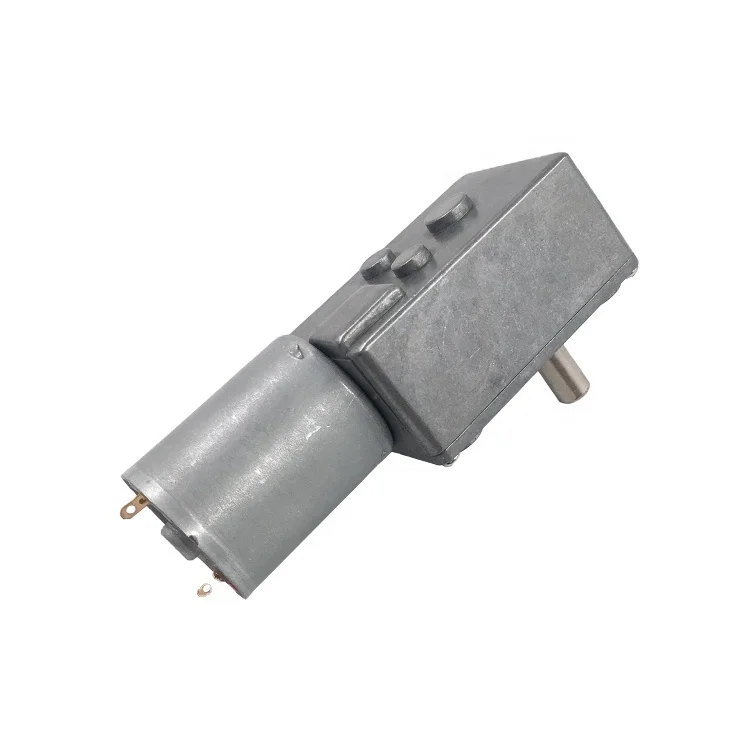 JMKE one side out shaft silent low rpm high torque 12volt dc worm gear motor