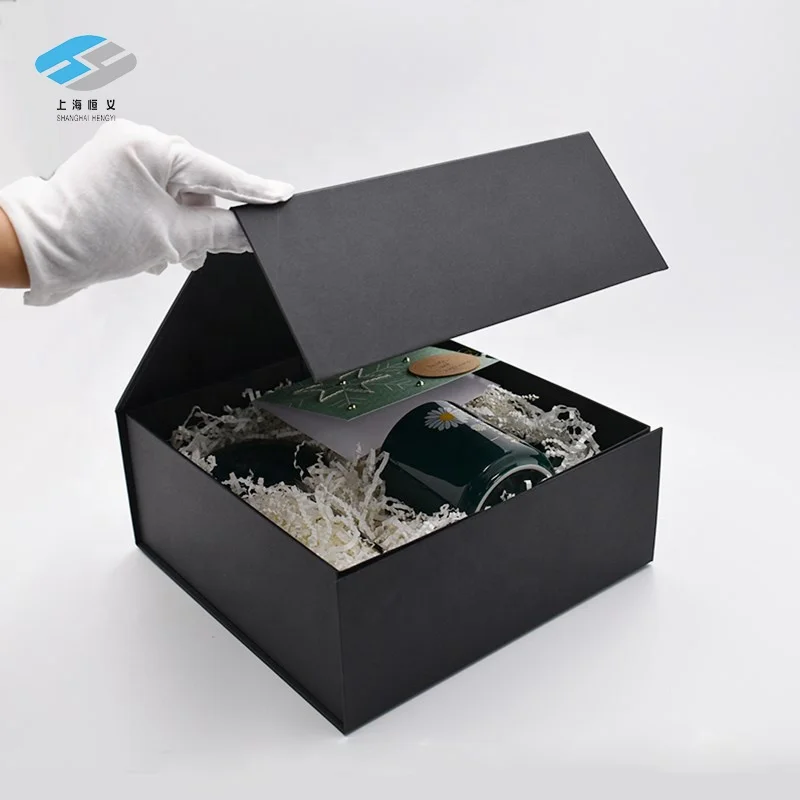 Custom Eco Friendly Color Printing Corrugated Kraft Paper Rigid Folding Glasses Scarf Packaging Gift Box