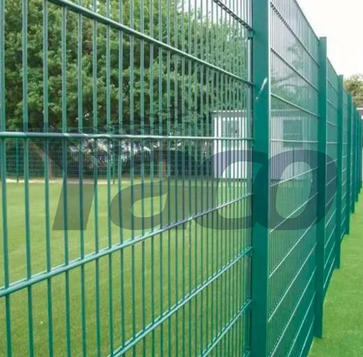 Anping 2.5*3m 2*3m European style green powder coated welded double panel wire fence