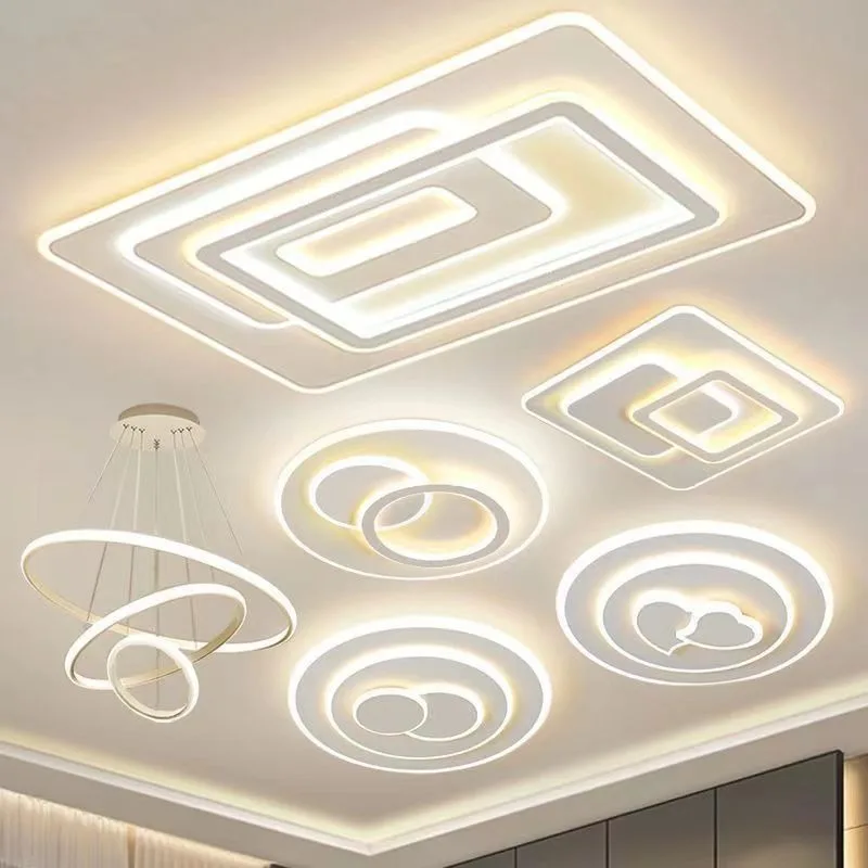 Ceiling Lamp Modern Minimalist Cream Style Lamp in the Living Room Package Dining Room Bedroom Zhongshan Lamp Factory Hall