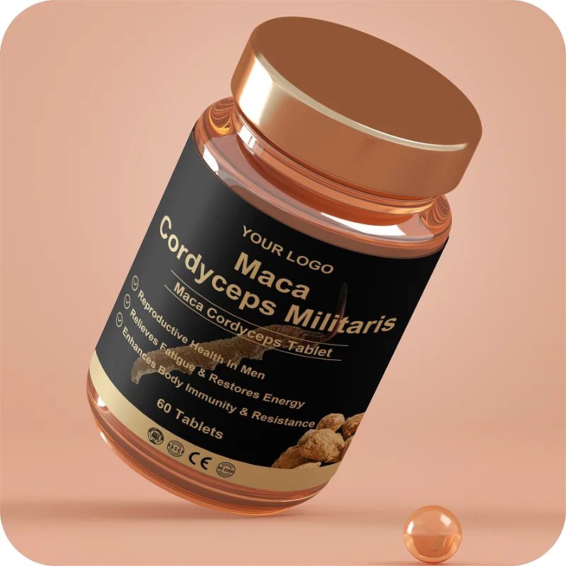 Частная торговая марка экстракт Кордицепса милитари порошок Maca HealthMaca корневая капсула восстанавливает энергию для мужчин избавляет от усталости