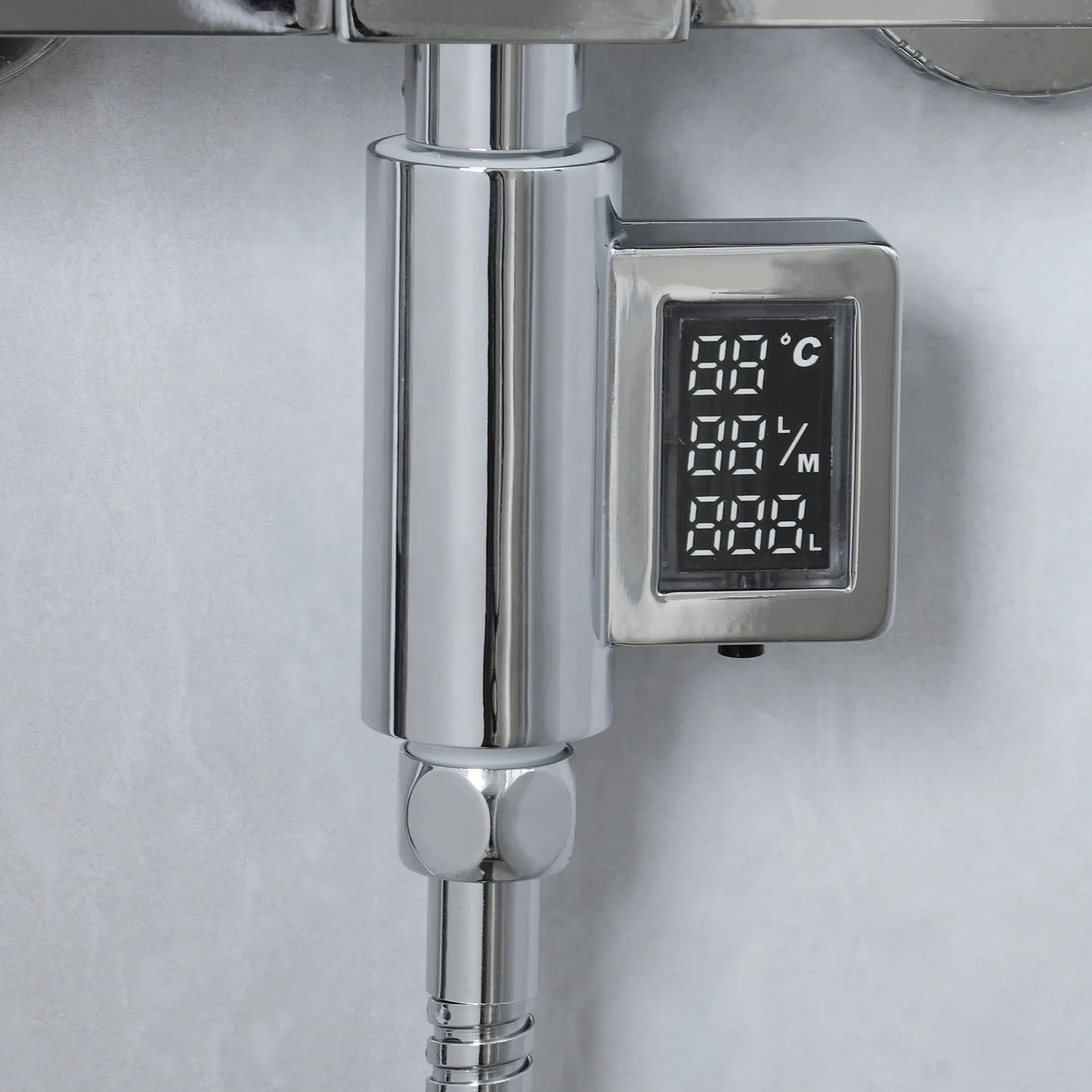 Bath Digital Temperature Display Shower Water Bath Thermometer Led Shower Water Flow Digital Display Shower Timer