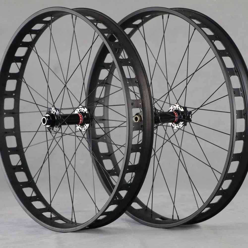 Alloy fat wheels 80mm width fat bicycle wheelset