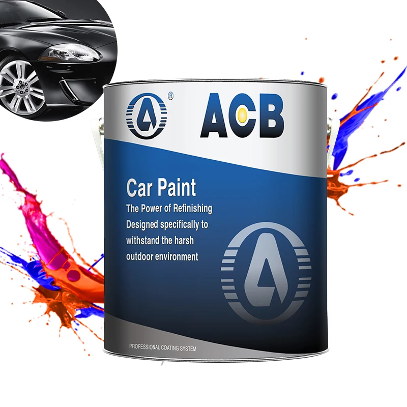 ACB Car Paint Wholesale High Quality Repair Automotive Refinish 1K 2K Clear Coat Auto Car Paint