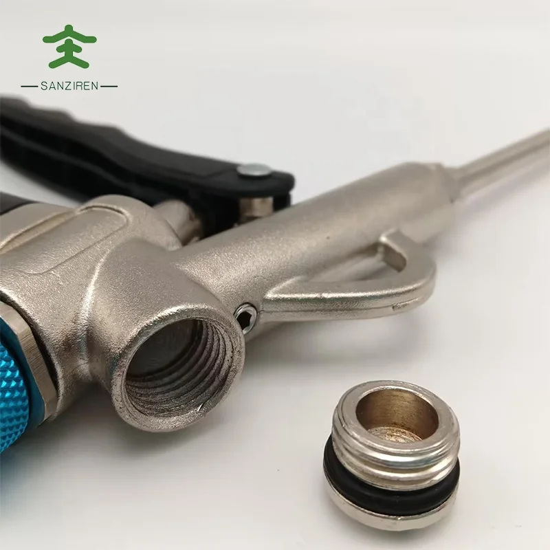 Adjustable Two Ways Air Blow Gun 105mm long nozzle  Atmospheric flow handheld Air Blower Gun