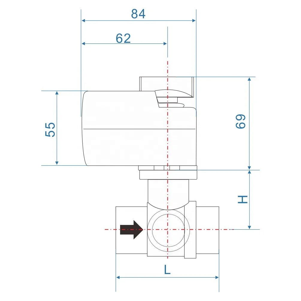 Wholesale Price HVAC Brass Motorised Electric Actuated Ball Valve For Air Conditioner
