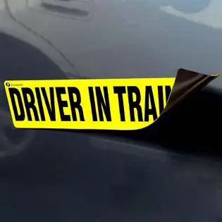 Highly Reflective Caution Student Driver Magnetic Warning Sign For Road Vehicle Safety Car Wrap Vinyl Decal Sticker