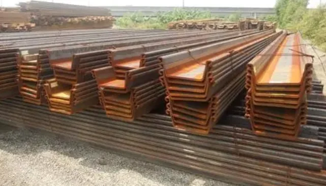 Cold Formed Steel Type4 3mm Type Ii Sheet Pile 400x100x10.5mm Sheet Pile
