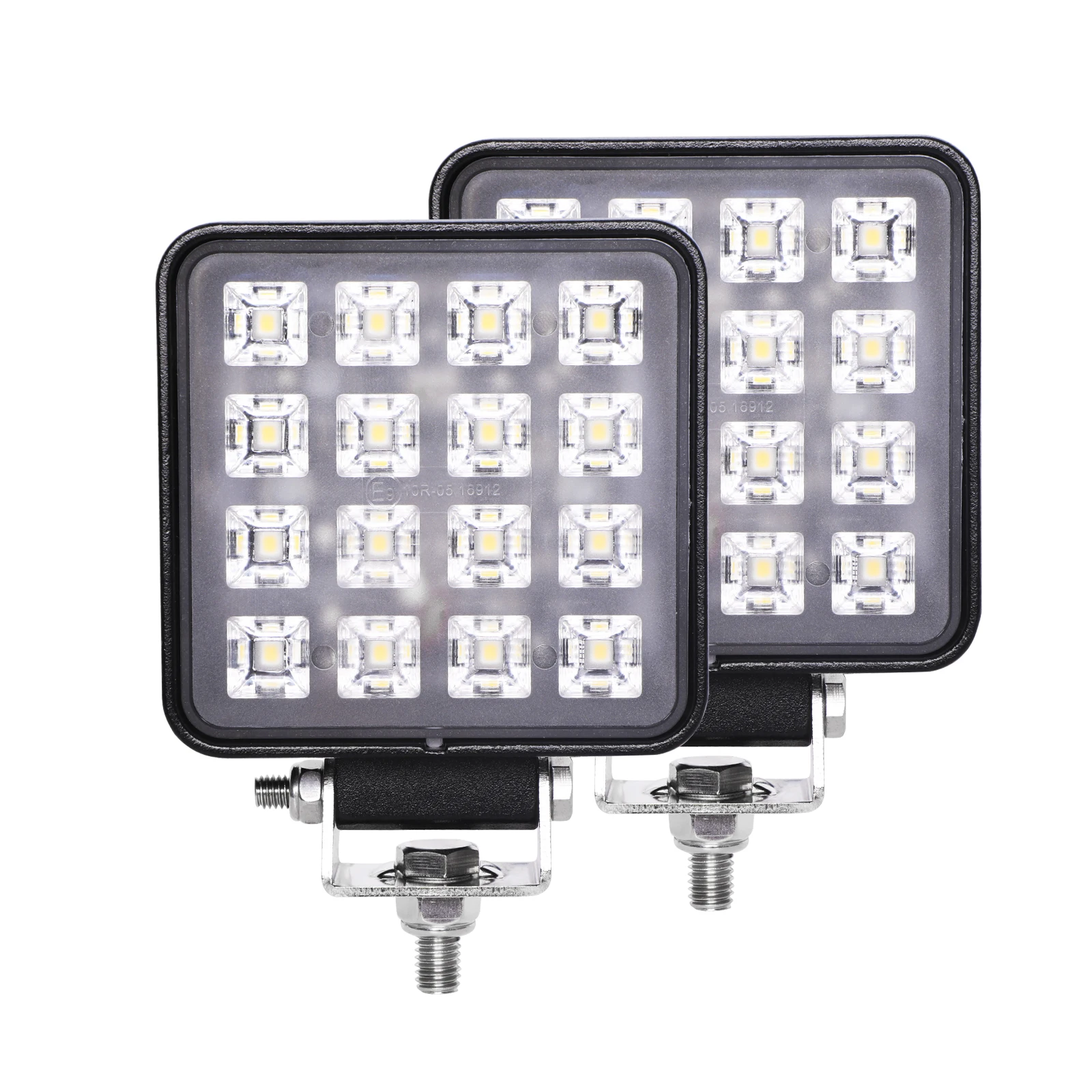 rectangle square led work light with flood beam 24W OSRAM LED high quality  with stainless steel for cars truck auto car