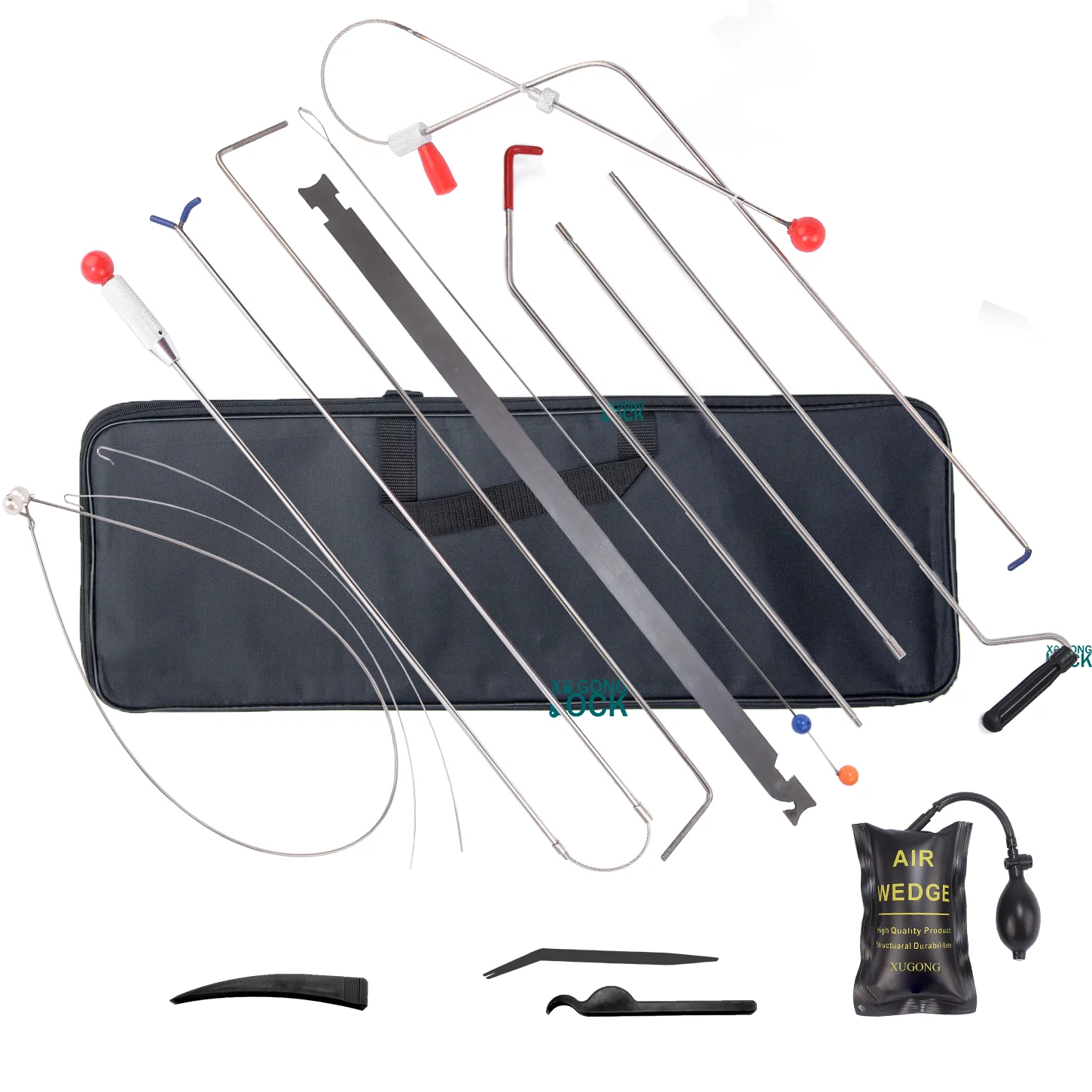 16pcs high quality China manufacture locksmith factory car door open lock pick tools