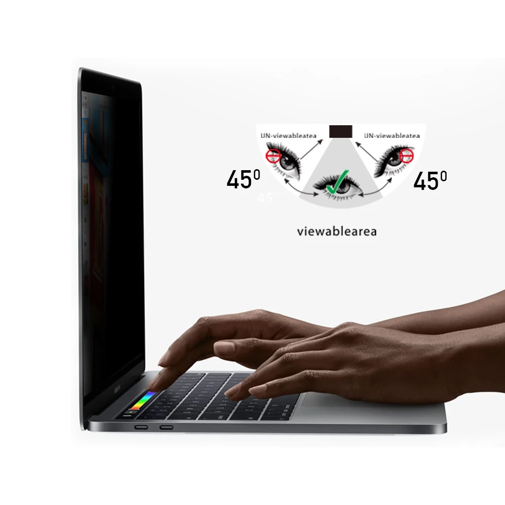 Hot Selling Best Price Removable Anti Spy Screen Film for MacBook Anti Glare Privacy Filter for MacBook Air 12 inch