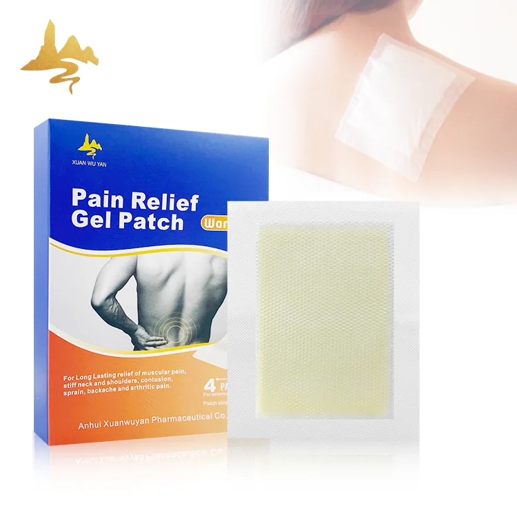 Basic Customization Natural Menthol Warmer Hydrogel Transdermal Plaster Body Lumbago Pain Relief Gel Patch