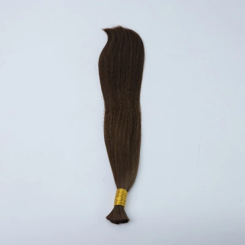 EMEDA double drawn cuticle aligned raw straight hair bulk 18inch 4ash ready to ship
