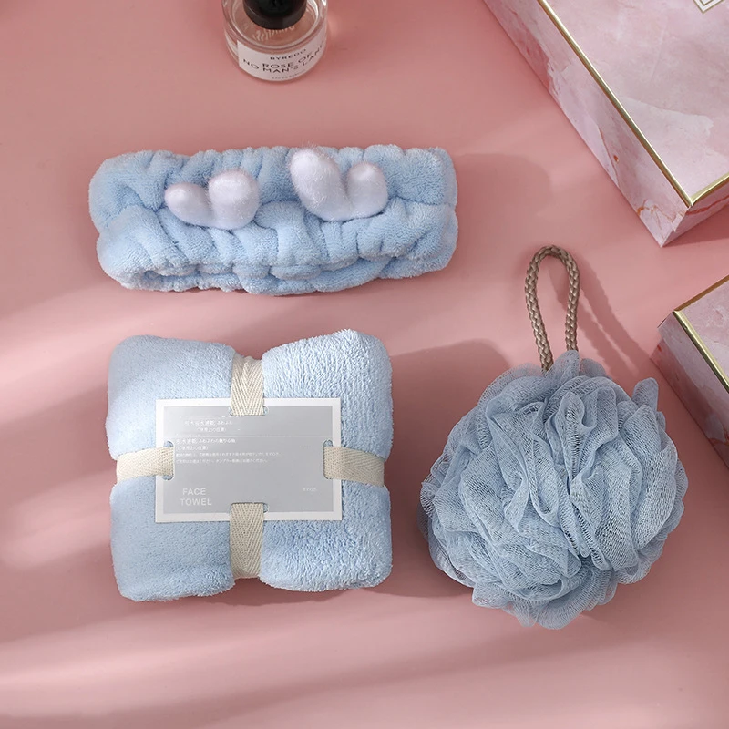 Three-Piece Suit Bath Bathroom Accessories Set Skin Care Gift Box