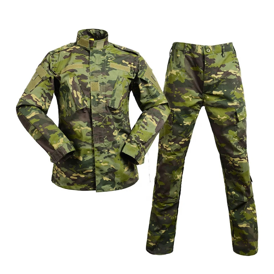 factory supply Wholesale High Quality Camouflage Uniform Clothing Green  CP Camo ACU Uniform