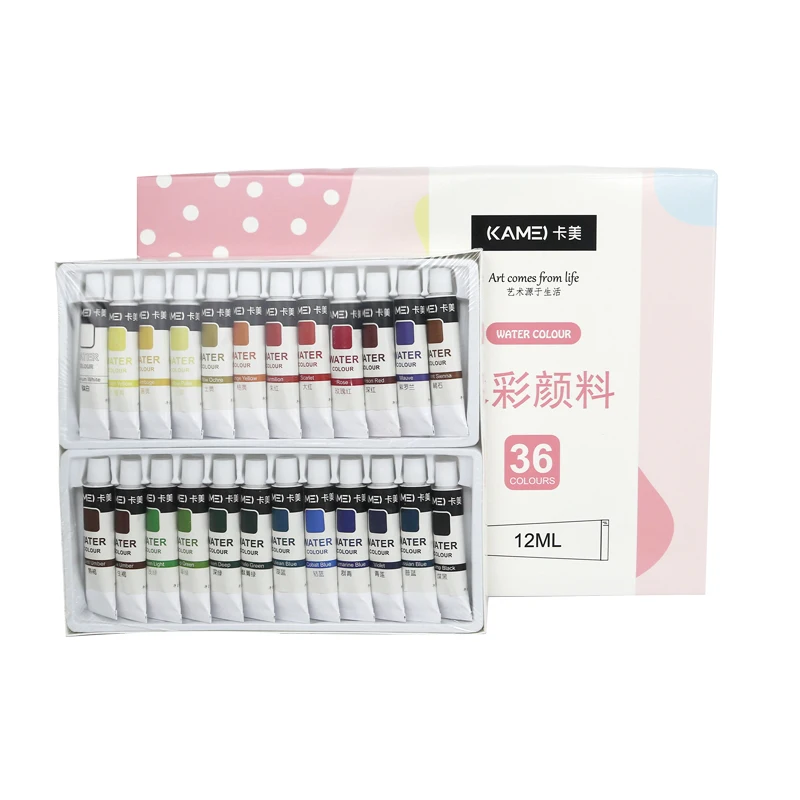 24 Colors Watercolor Paints Painting Set Art Crafts Watercolor Paints