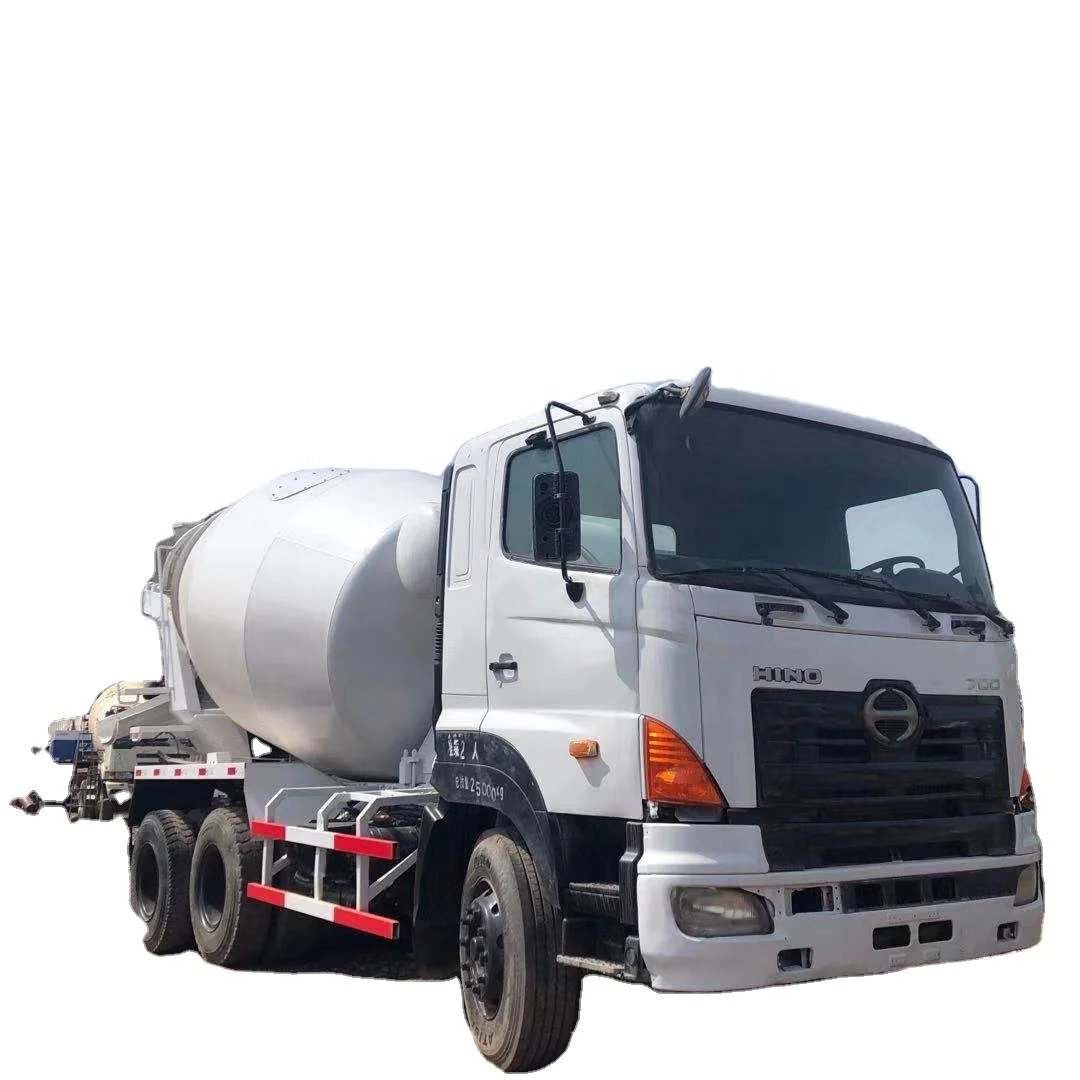 hot sale cheap used 9cbm 10cbm hino 700 concrete mixer truck in shanghai