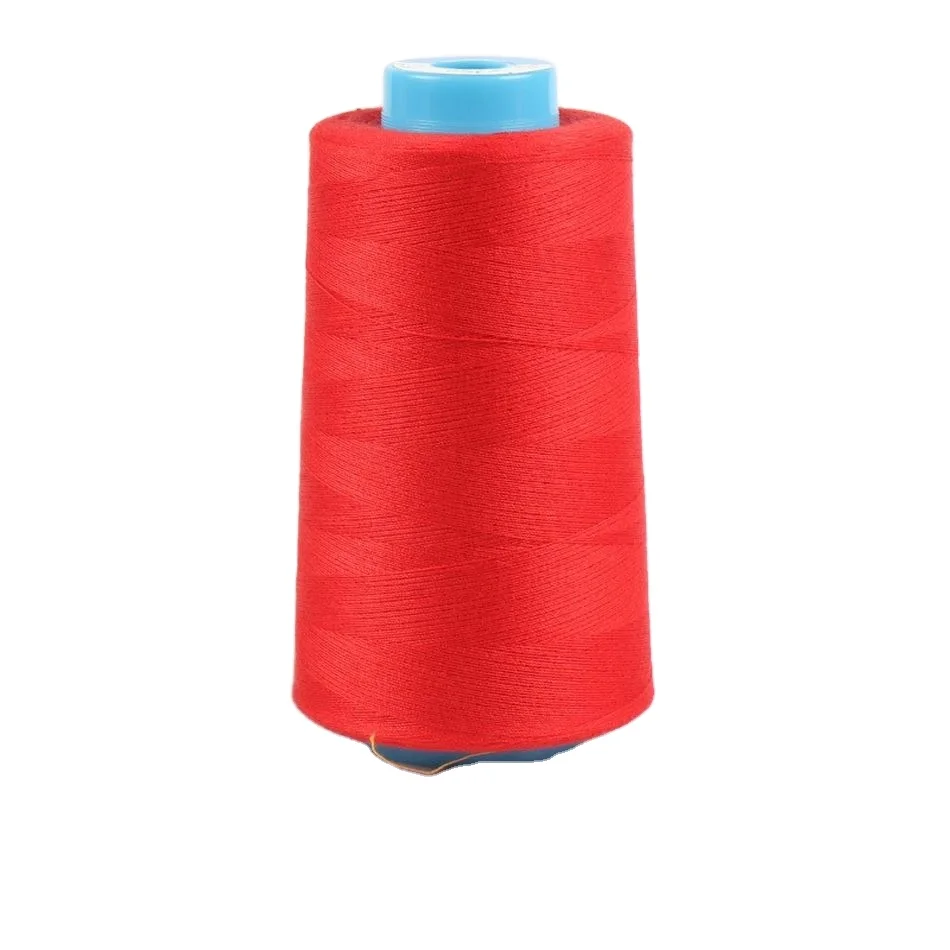 factory 100% polyester colored sewing thread for knitting machine