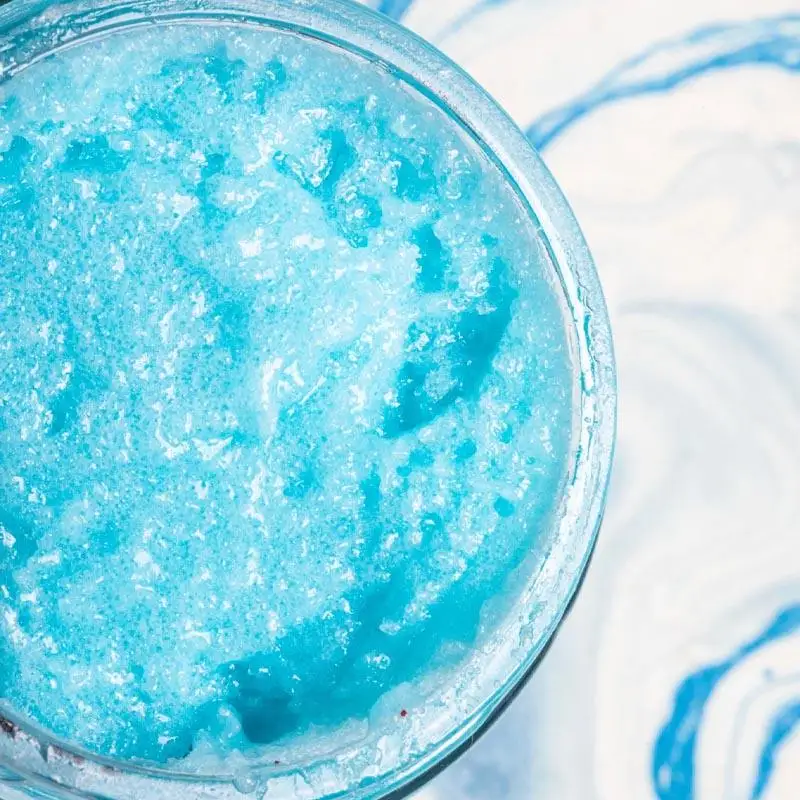 Private Label Moon Rocks Whipped Body Scrub Exfoliating Whitening With Blue Tansy Coconut Oil Lavender