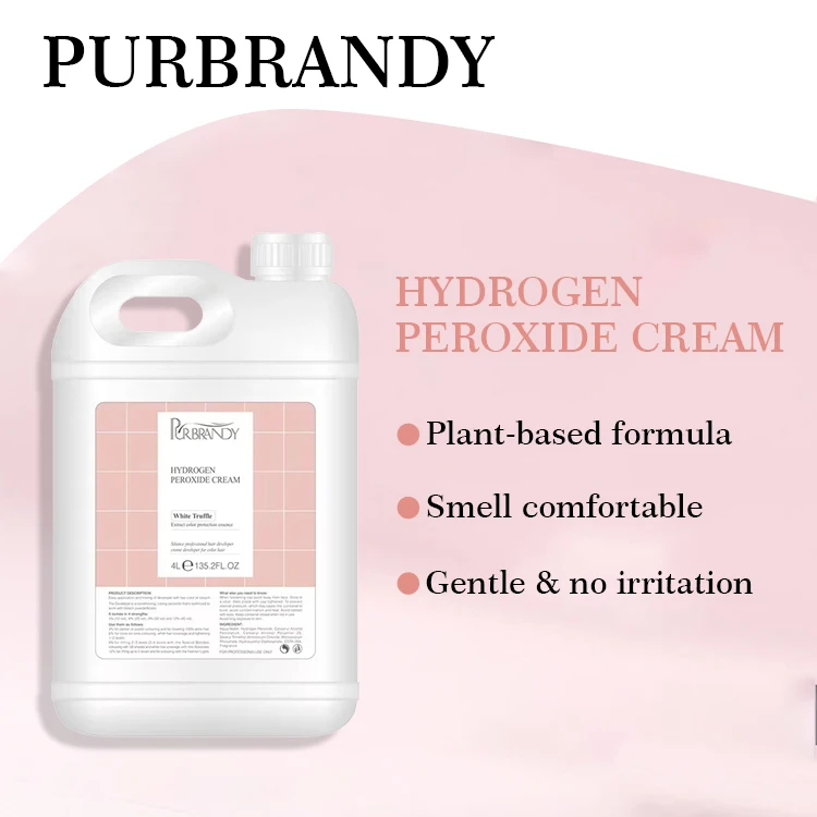 Factory Price Wholesale Hair Oxidant For Lightening Hair Color Gallon Size 4L