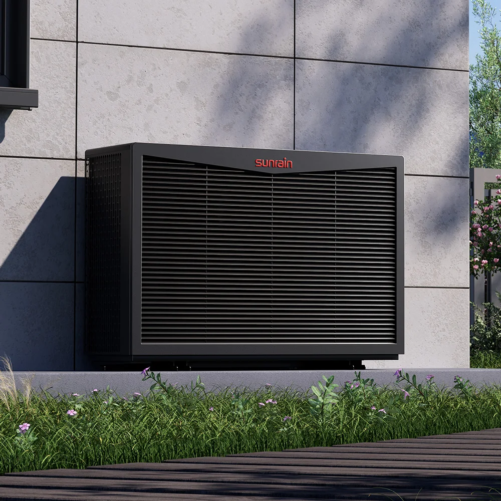 Sunrain A+++ R290 air source monoblock heat pump domestic air to water 6kW/8kW/12kW/18kW intelligent WIFI control