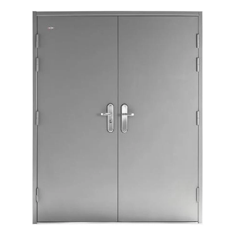 Китайский производитель внутренняя безопасность один с половиной листа огнестойкие металлические двери внутренние противопожарные стальные входные