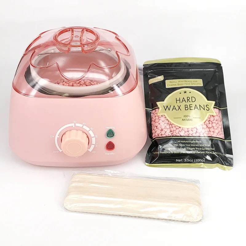 PUSISON Single Pot Depilatory Wax Machine Heater Hair Removal Paraffin Candle Hard Wax Warmer Portable Wax Heater for Home Use