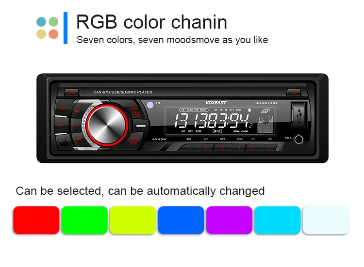  Новый Автомобильный MP3-плеер автомобильная стереосистема с USB/SD/AUX и BT