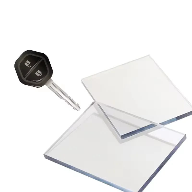 Anti -scratch hard coated pc sheet plastic high light transmmitance polycarbonate solid sheet