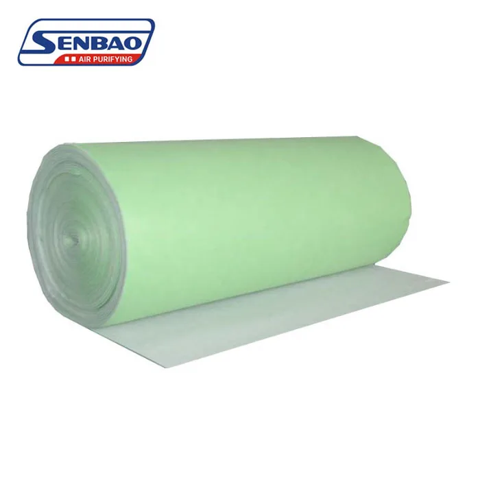 G4 Synthetic Fiber Air Filter Media Material Rolls