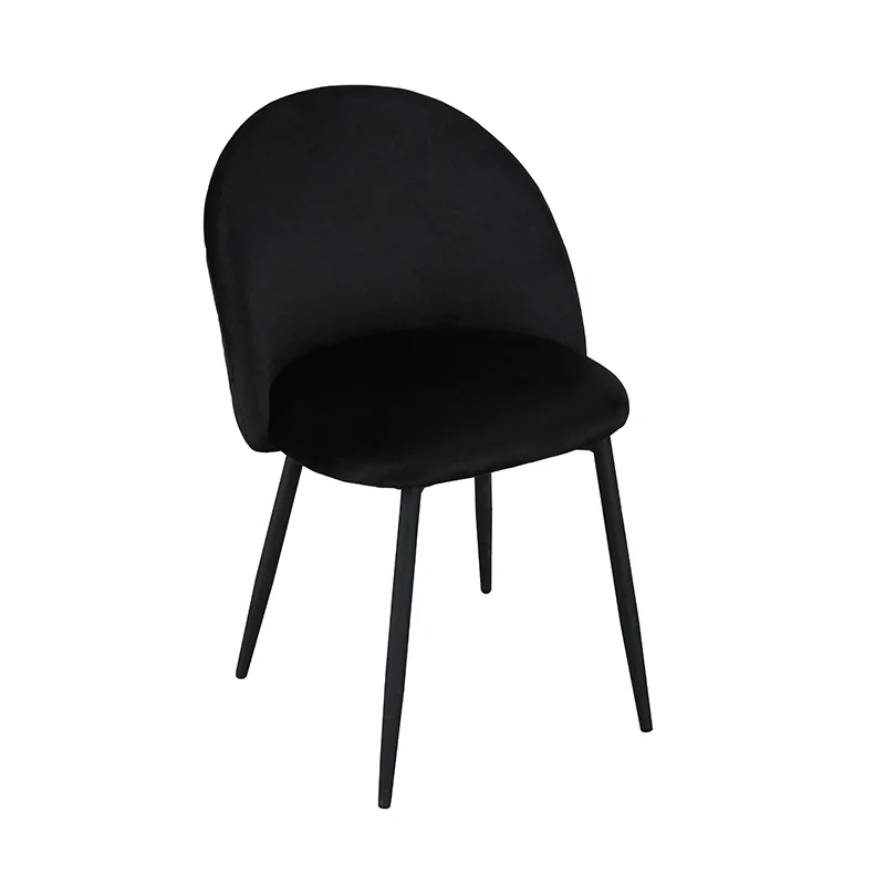 Manufacturer Customized High Quality Cheap Price Home Kitchen Leisure Chair Fabric Velvet Cushion Seat Dining Room Chair