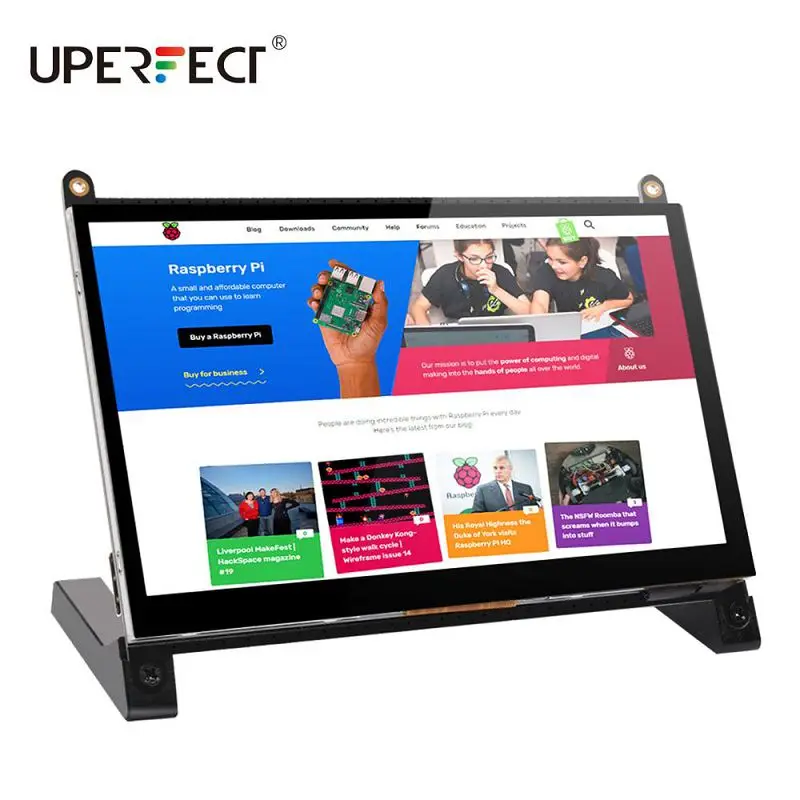 7 Inch Capacitive Raspberry Pi Touch Screen Monitor For Pi 4/3 /2/ Zero/Xbox/PS4/Windows7/8/10/Mac